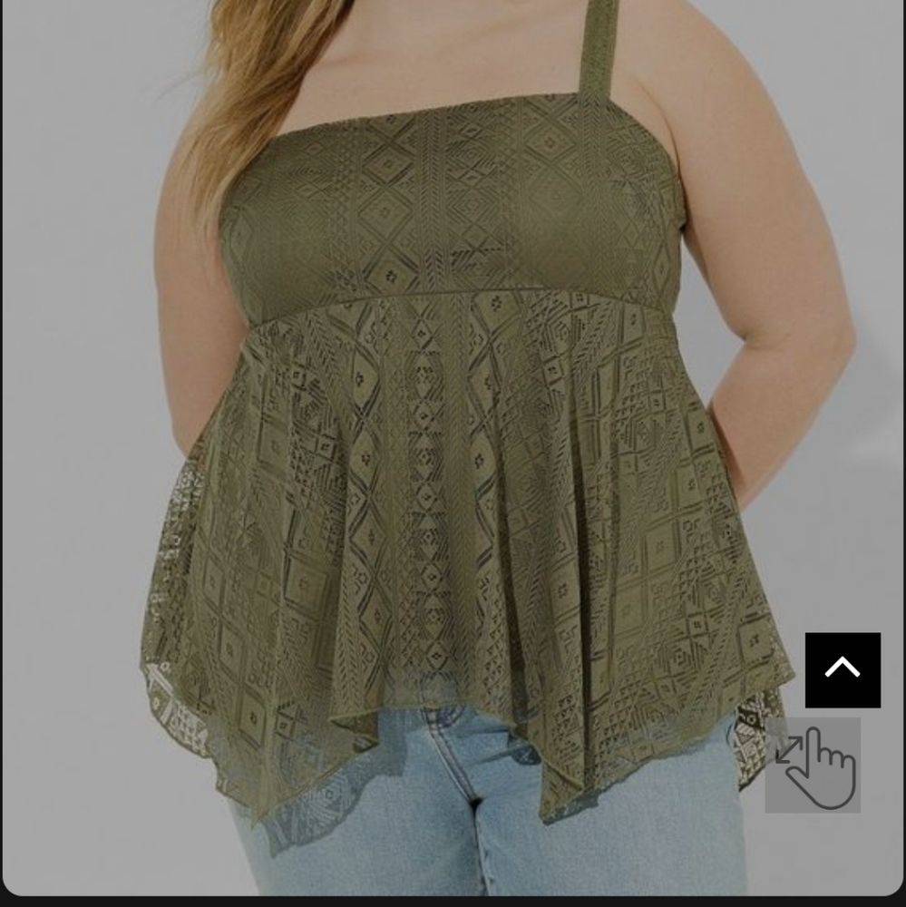 Torrid babydoll top